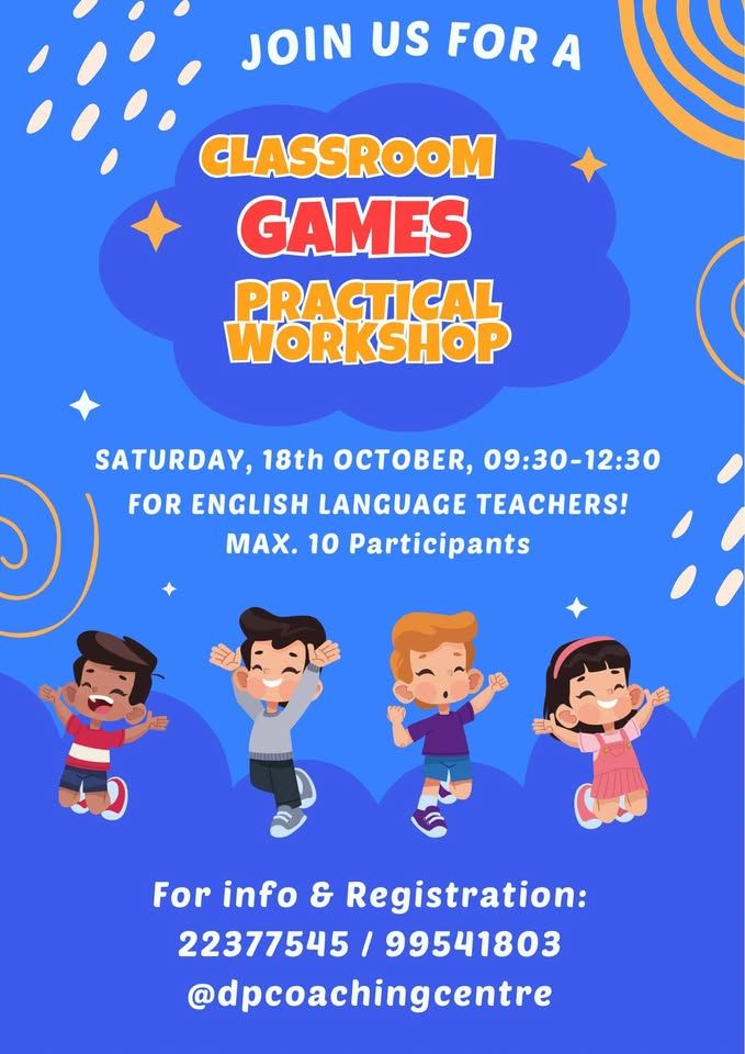 Classroom Games Workshop 2025: Teach English Through Play