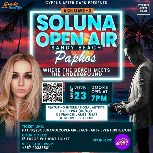 SOLUNA OPEN AIR VOL.2: A Progressive House Experience