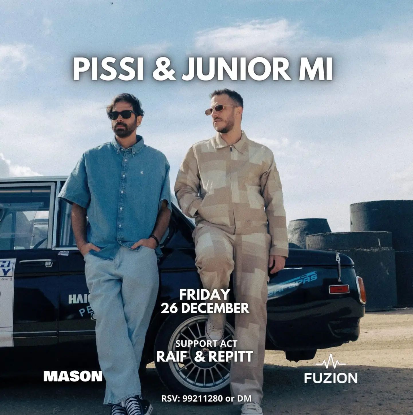 Fuzion Premiere: Pissi & Junior Mi Live in Limassol