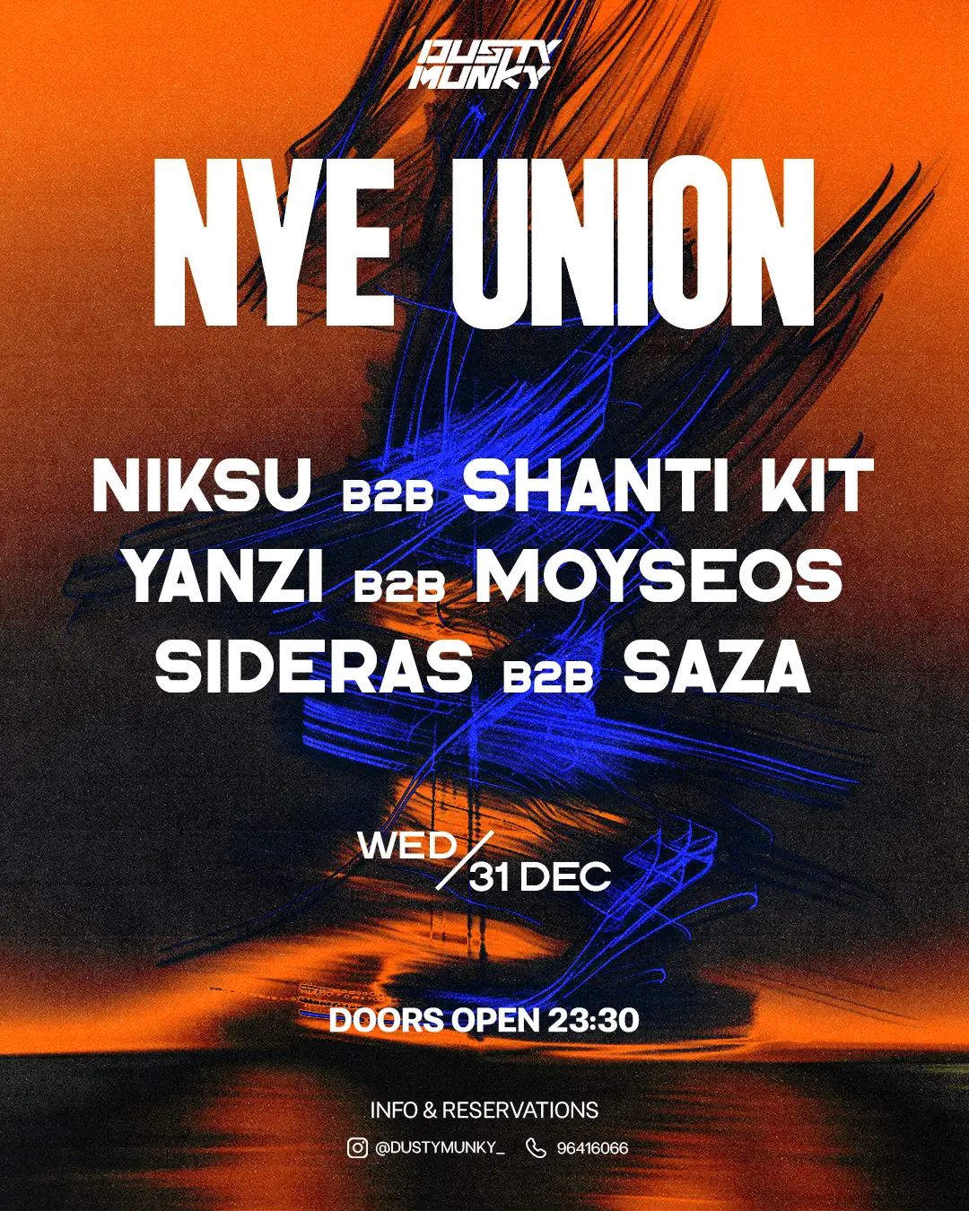 NYE Union: Six-DJ Marathon in Limassol