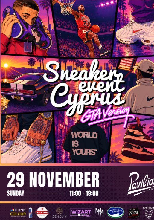 Sneaker Event Cyprus GTA Version in Nicosia